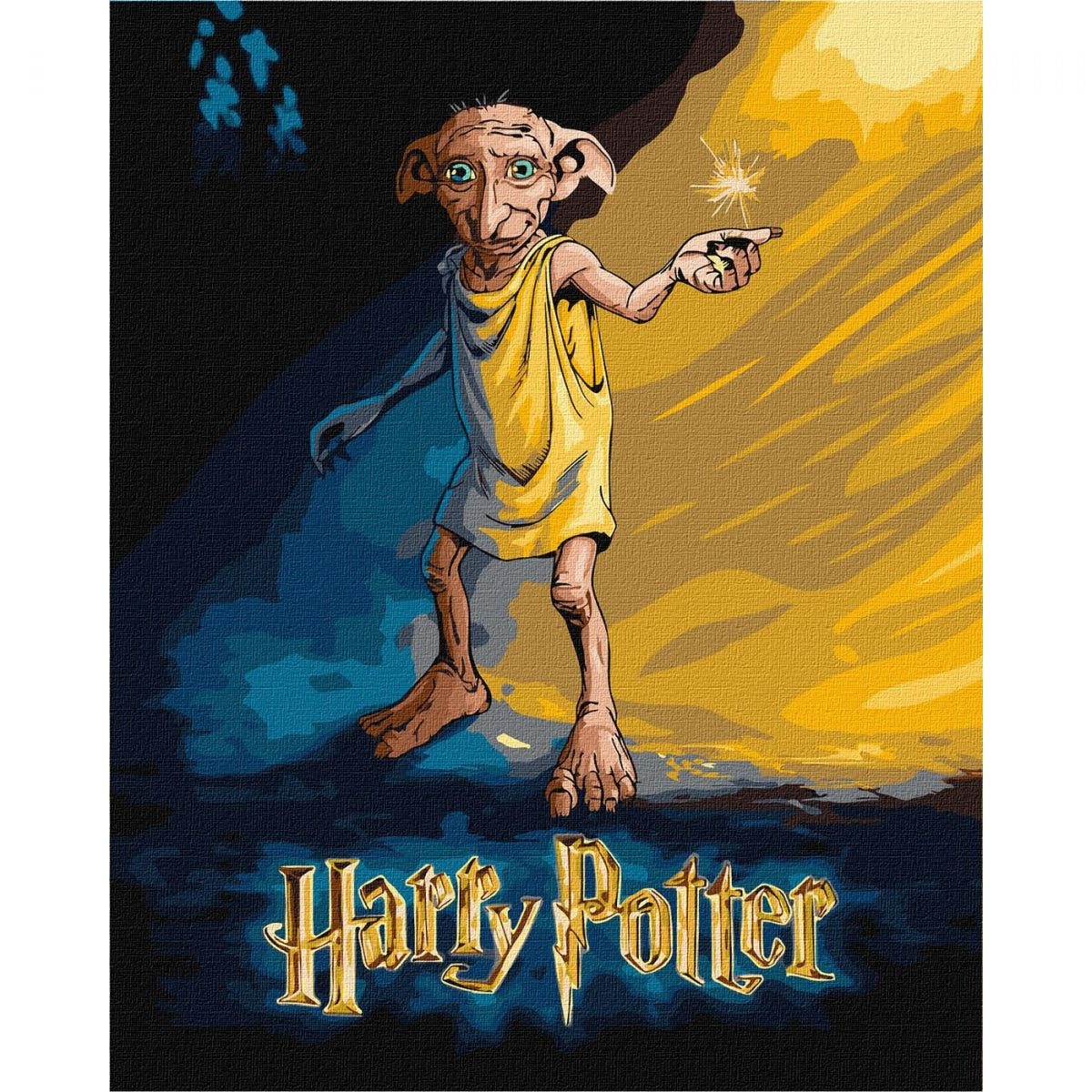 Картина за номерами Harry Potter: Постер з Добі 40х50см