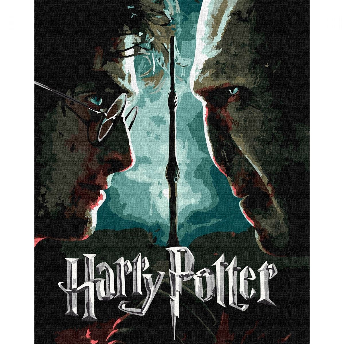 Картина за номерами металік Harry Potter: Гаррі та Волдеморт 40х50см