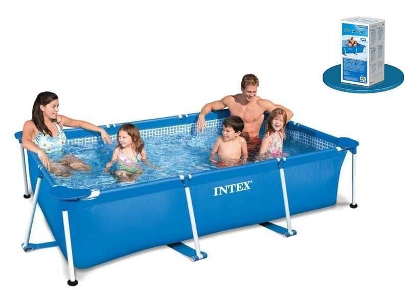 Каркасний басейн Intex прямокутний 260x160x65 см, 2300 л