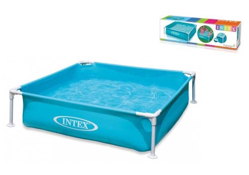 Intex Басейн каркасний дитячий 122х122х30 см, 337л, від 3 років