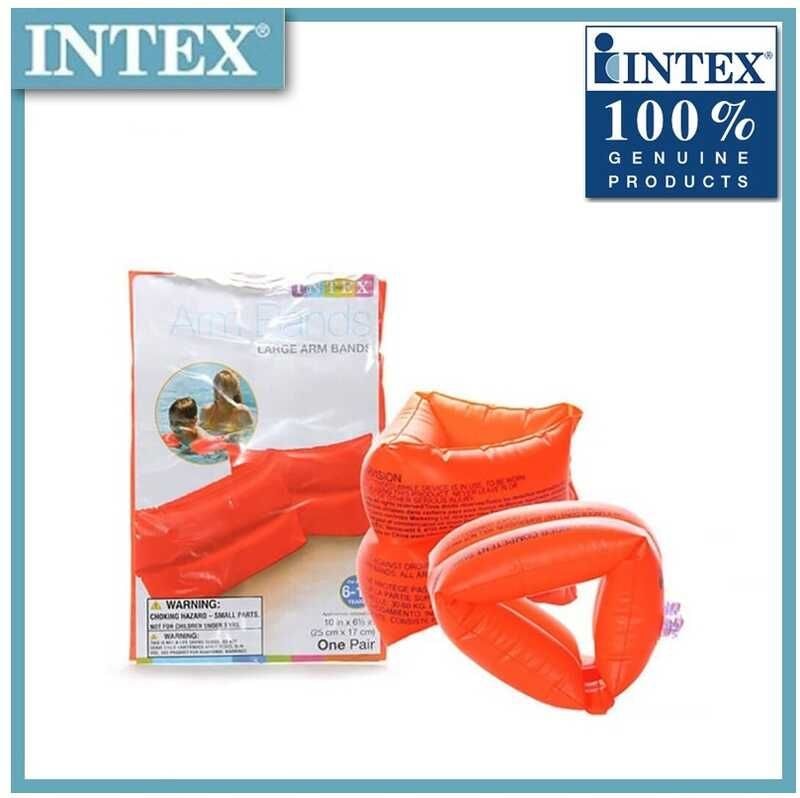 Intex Нарукавник однотонний 6-12р 25х17см