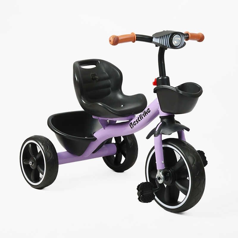 Дитячий велосипед 3-х колісний Best Trike бузковий