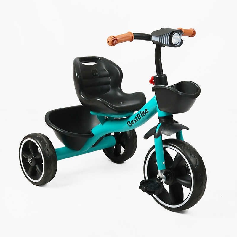 Купити триколісний велосипед Best Trike бірюзовий