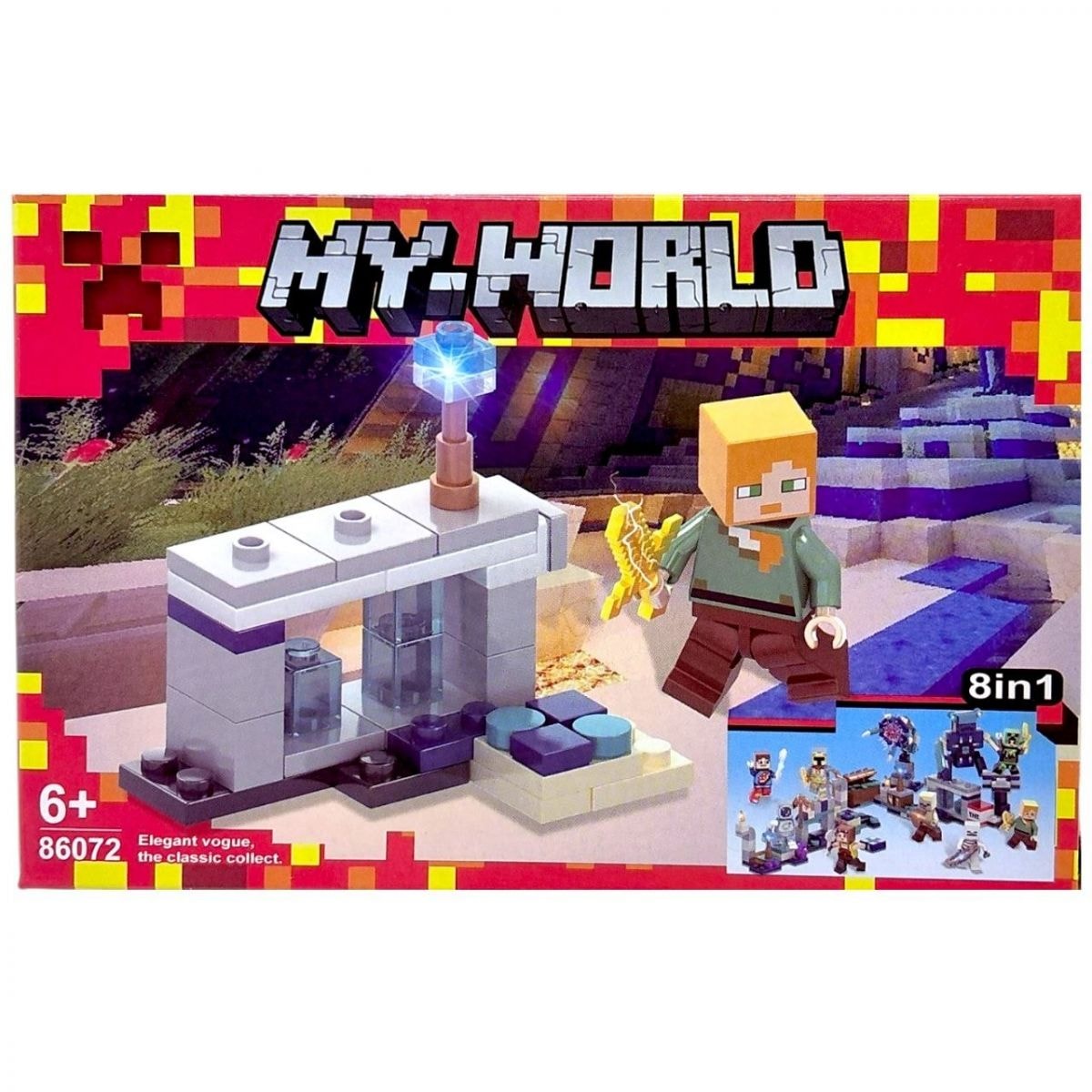 Конструктор Майнкрафт MIC My-World вид 2: купити | Bibikalka