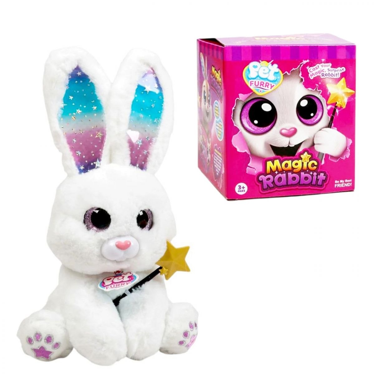 М'яка іграшка Magic Rabbit білий