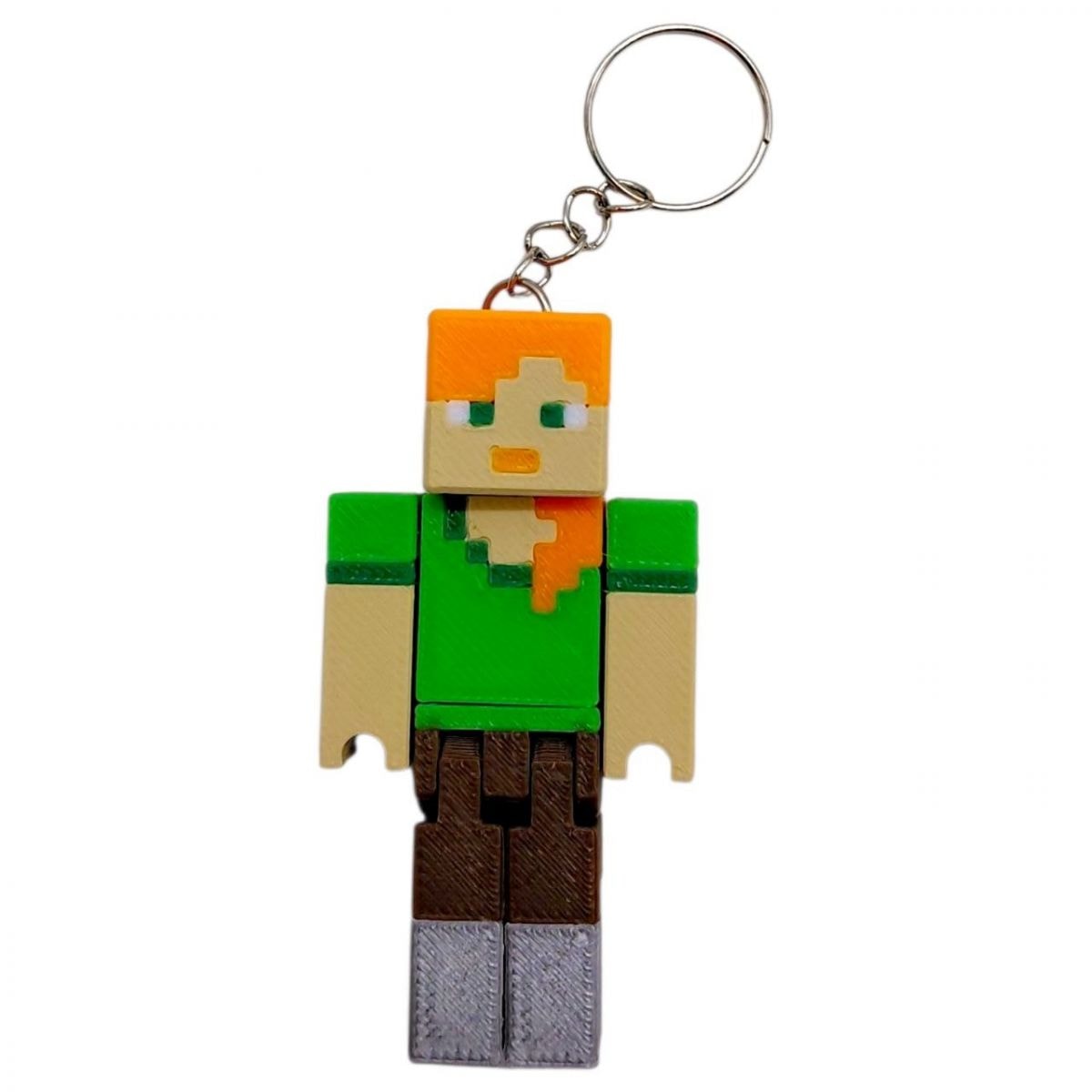 Брелок Minecraft Алекс 3D друк – купити в Україні