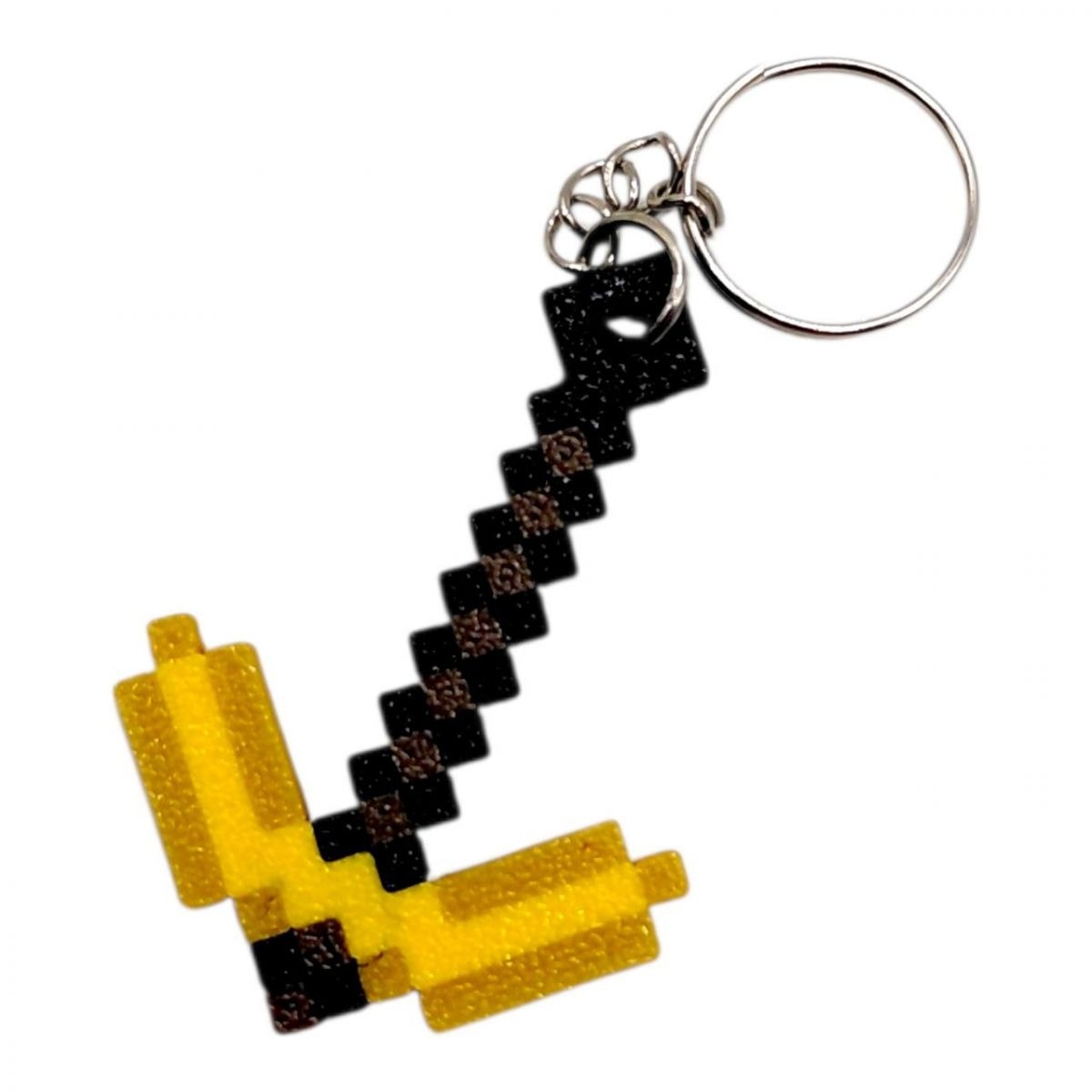 3D Брелок Minecraft Pickaxe (золотий) – Купити в Україні
