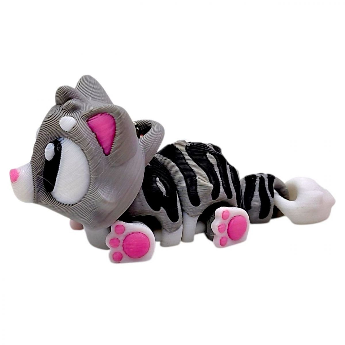 3D Брелок CUTE CAT Милий КОТИК Keychain 3D друк