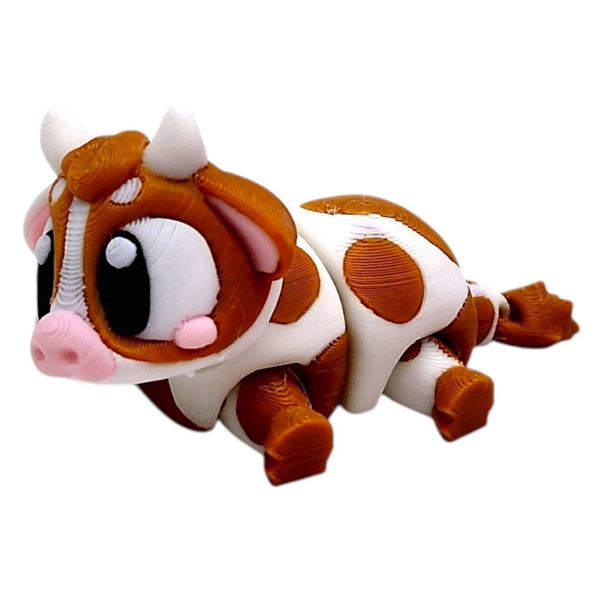 3D Брелок CUTE COW Мила КОРІВКА Keychain 3D друк