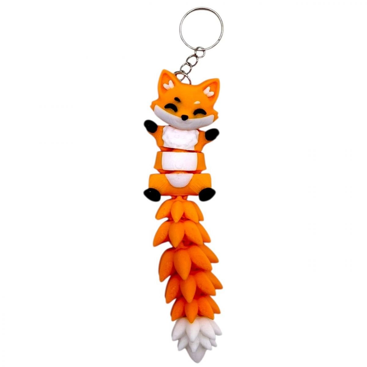 3D Брелок Лисичка Хвостик FLEXI FOX LONG TAIL