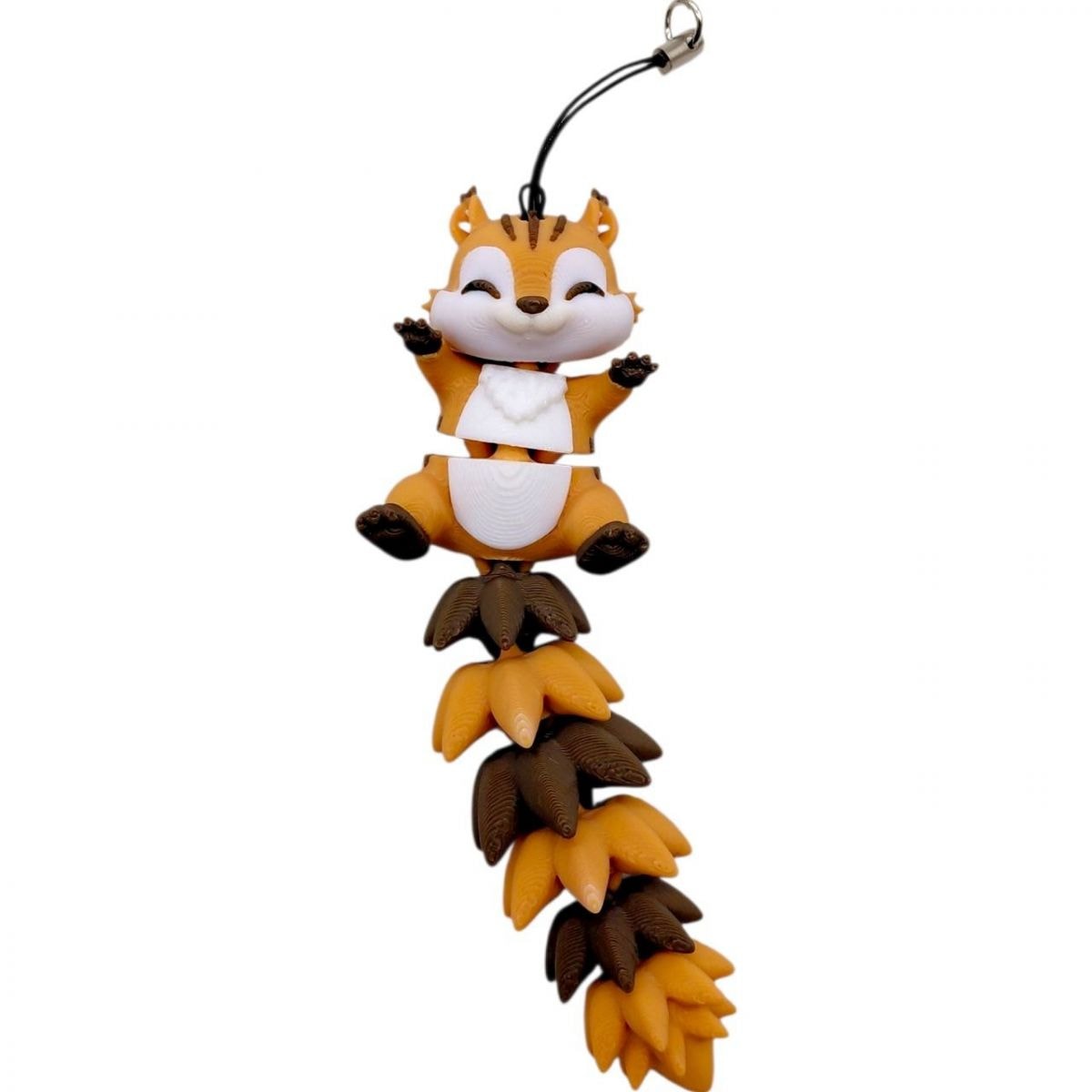 3D Брелок Білка Хвостик FLEXI SQUIRREL LONG TAIL