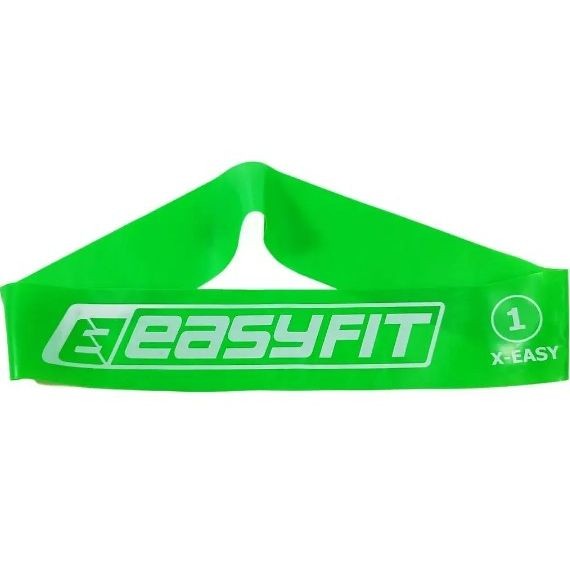 Гумове кільце Easyfit #1 зелене для фітнесу