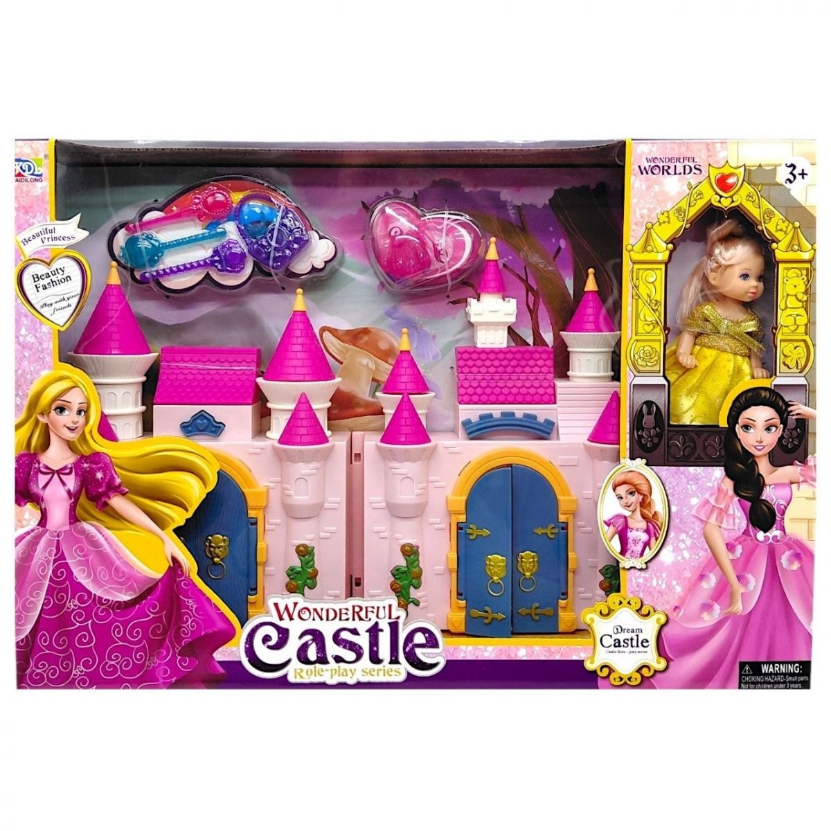 Замок принцессы со светом YG Toys в коробке