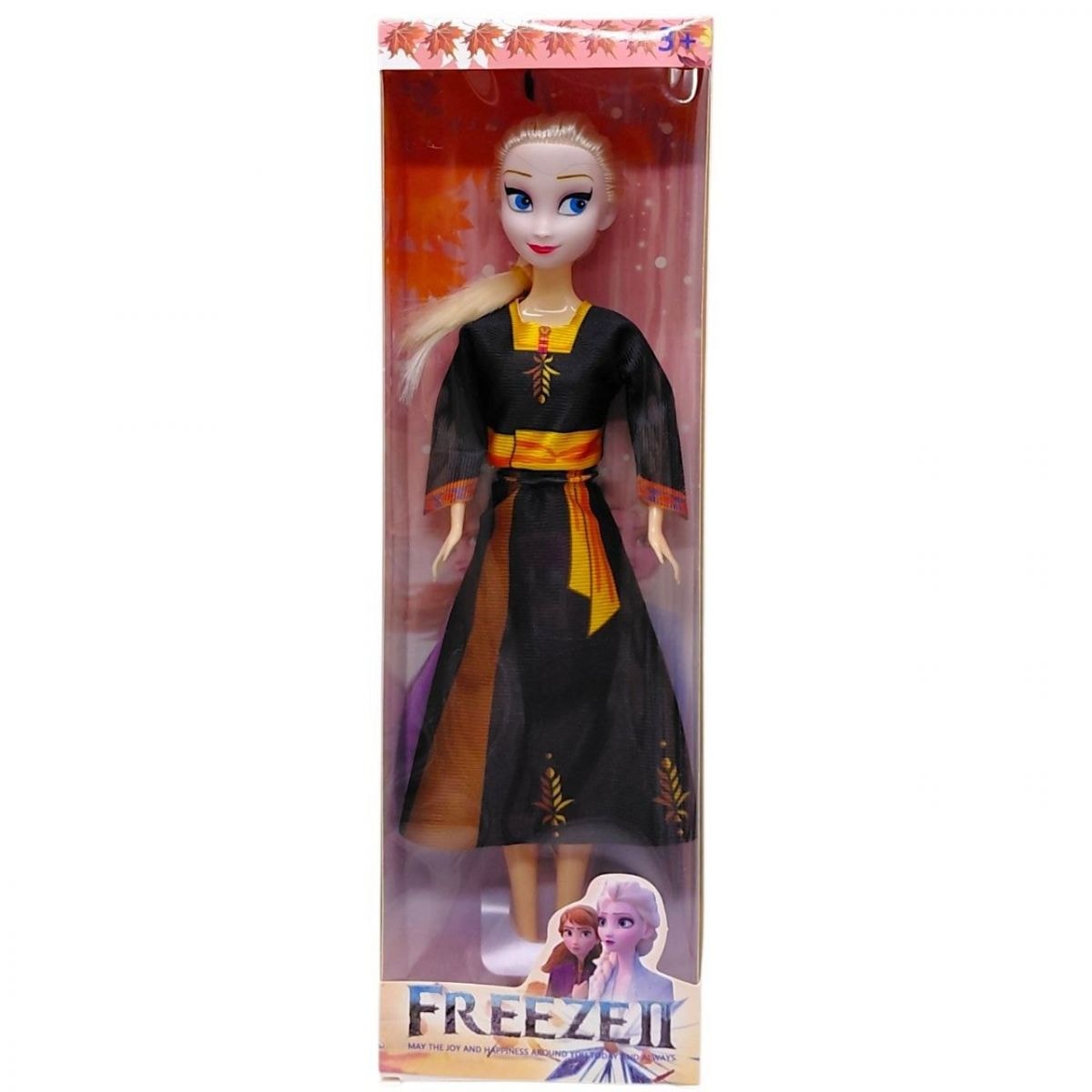 Кукла Frozen Эльза 30 см чёрная в коробке
