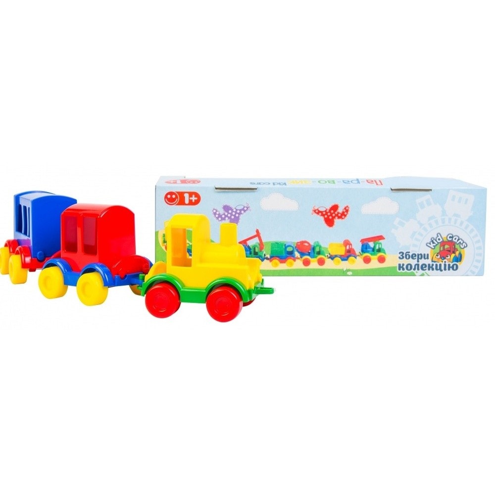 Паровозик Kid cars – пластиковый игрушечный поезд