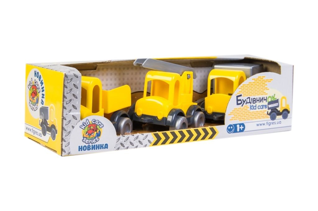 Набор машинок Auto Construction Set – 3 авто