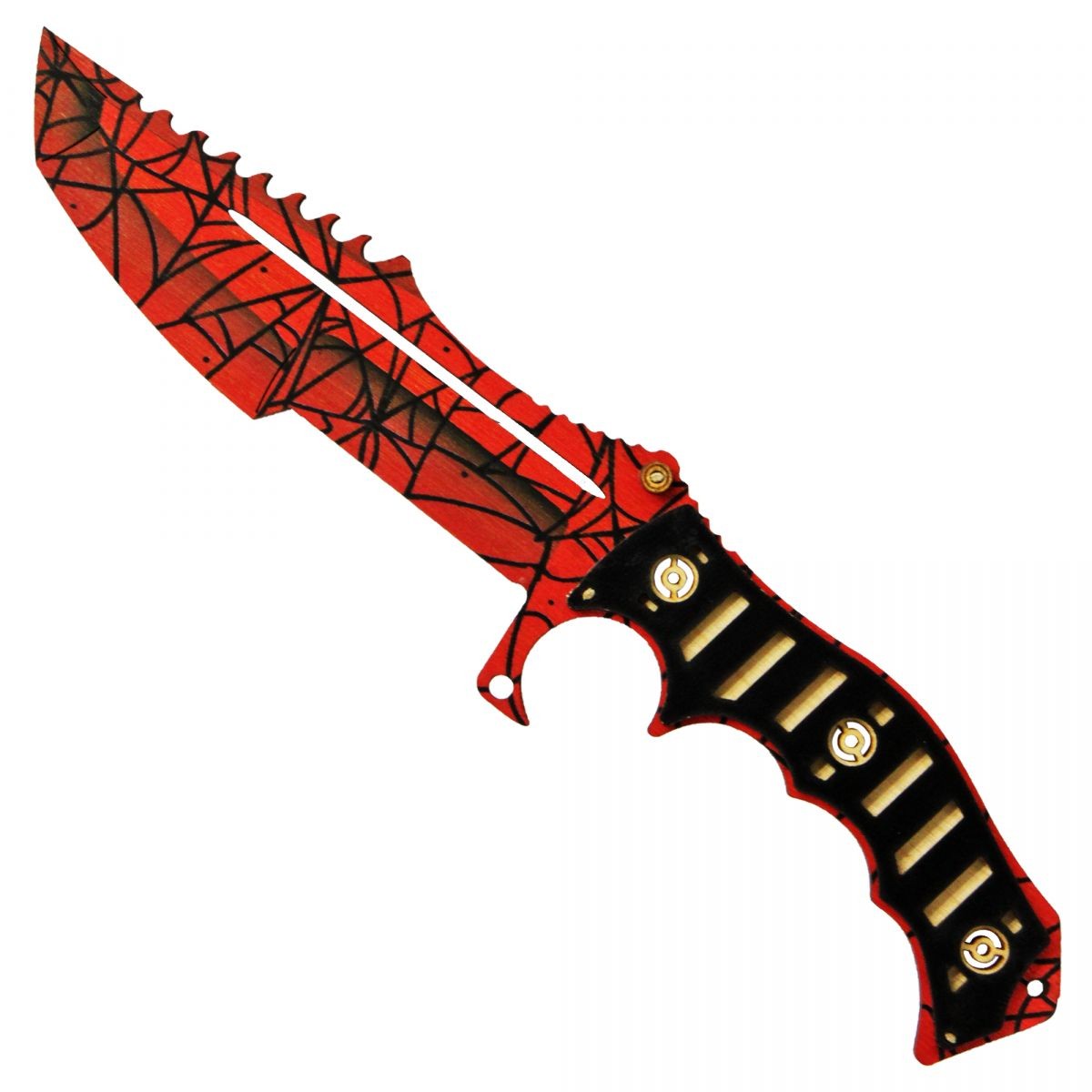 Ніж Мисливський CS GO Crimson web дерев'яний