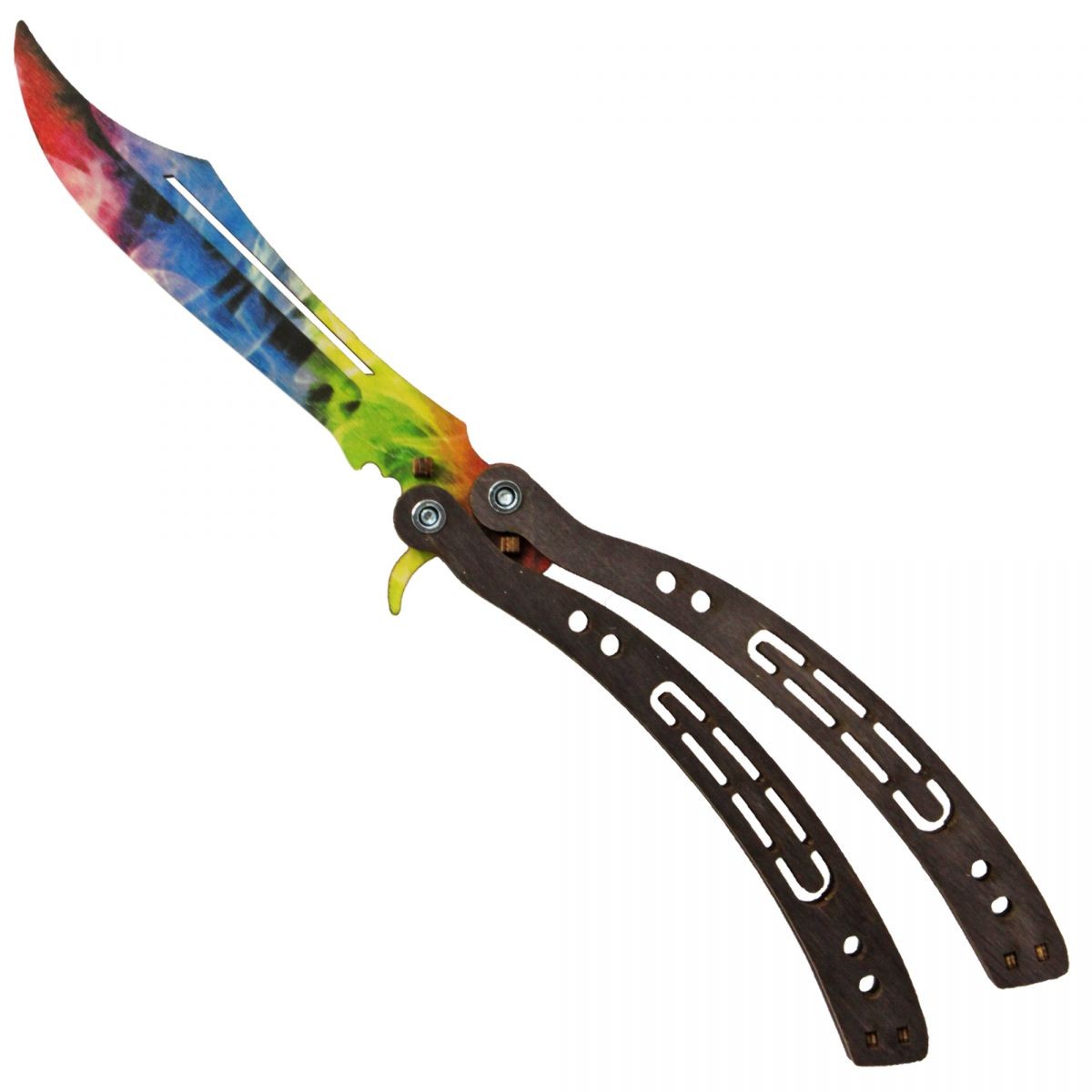 Ніж Метелик CS GO Marble Fade – дерев'яний сувенір