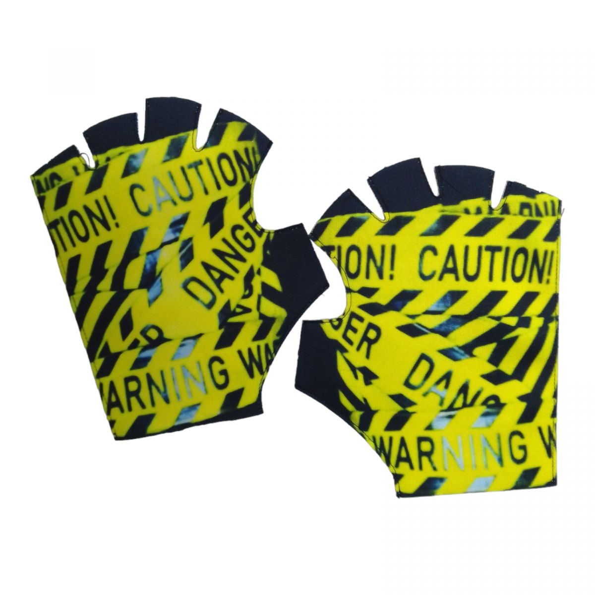 Ігрові рукавички Caution! (Обережно!) жовті