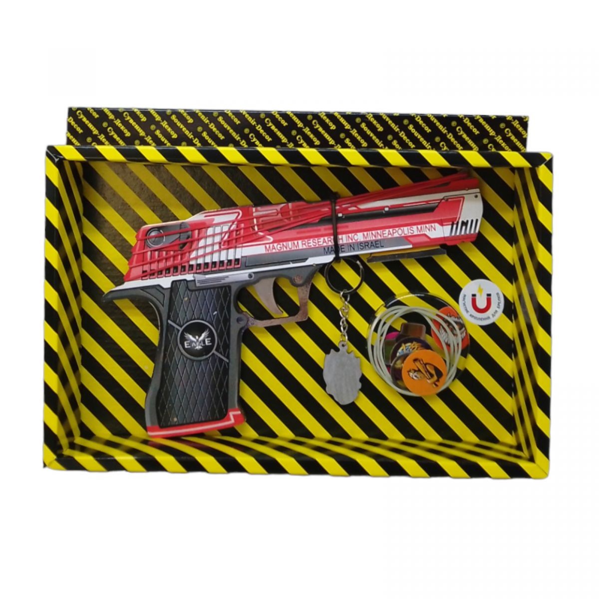 Гумкостріл дерев'яний Desert eagle code red