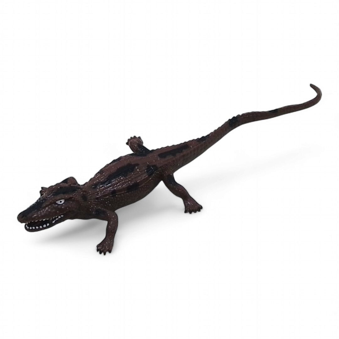 Іграшка-антистрес Тягнучка Гонконг Крокодил коричневий