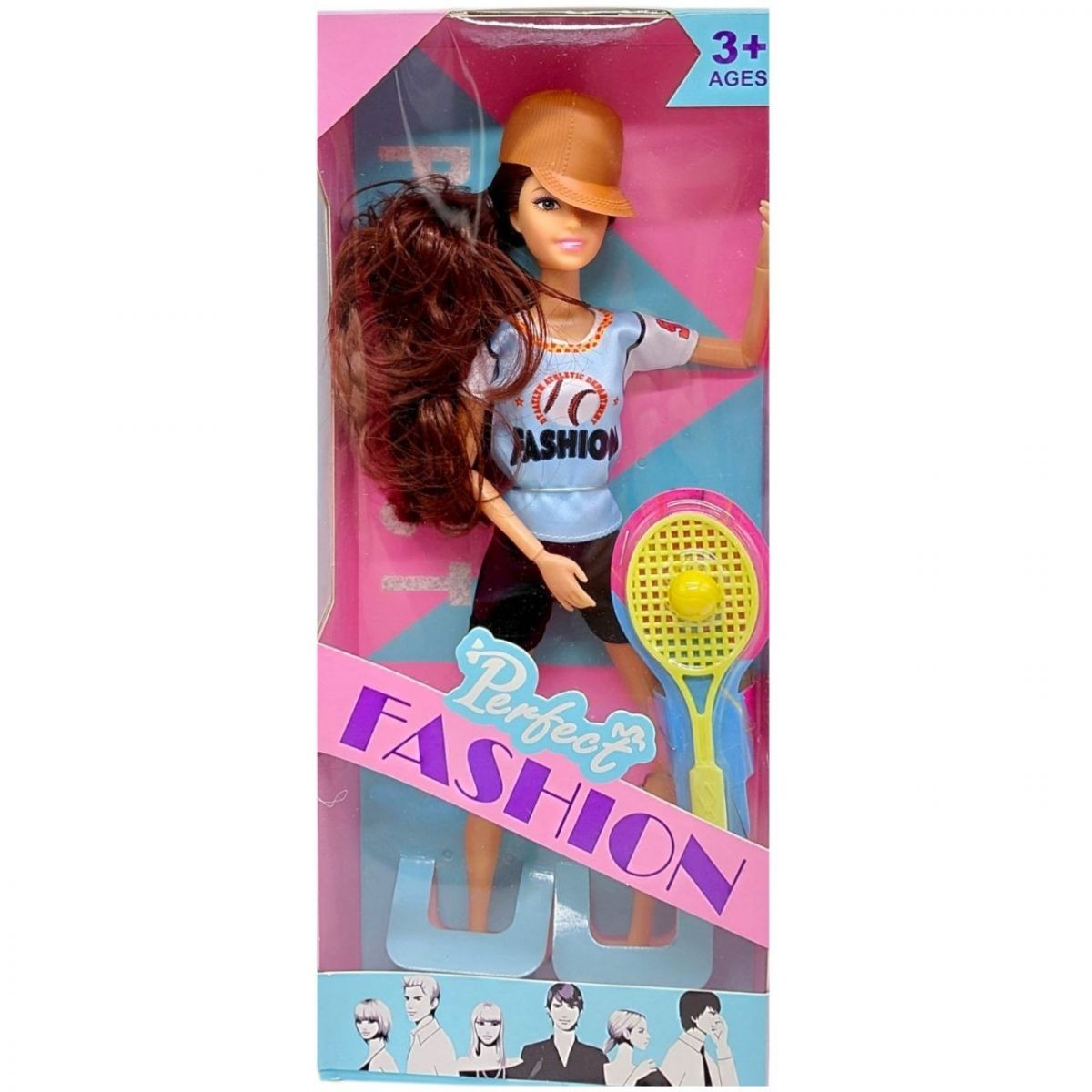 Лялька спортсменка Perfect Fashion 29 см шатенка