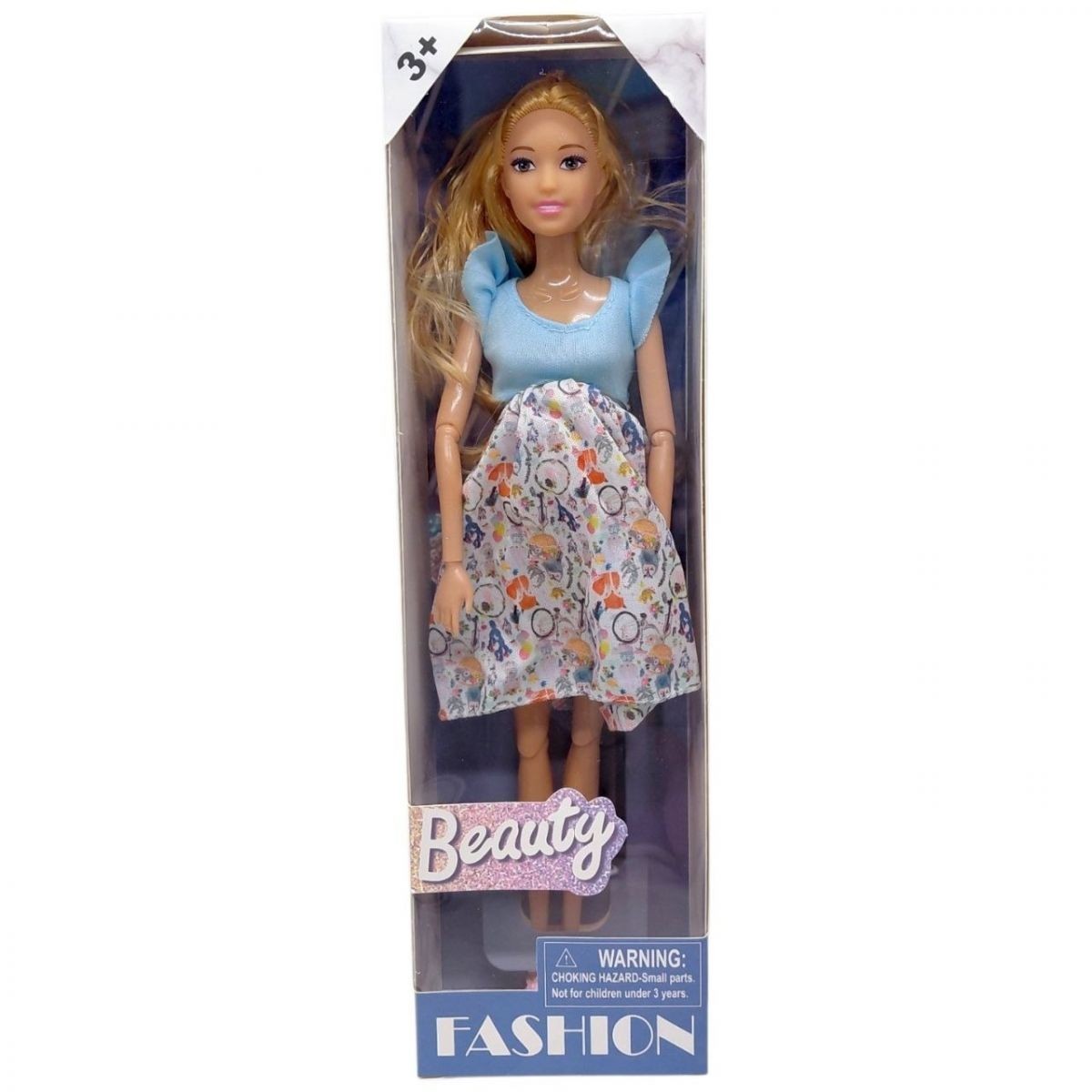 Лялька вагітна Fashion Beauty 29 см блакитна | Купити